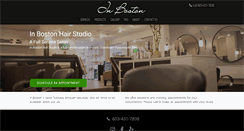 Desktop Screenshot of inbostonhairsalon.com
